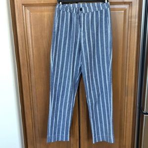 Brandy Melville white double stripe Tilden pant